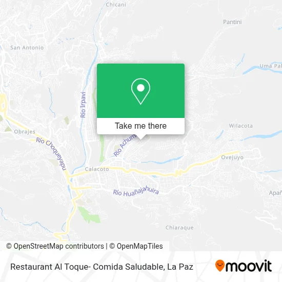 Restaurant Al Toque- Comida Saludable map