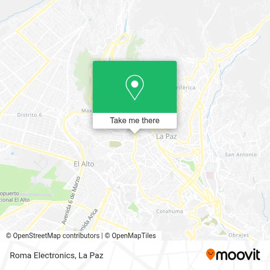 Roma Electronics map