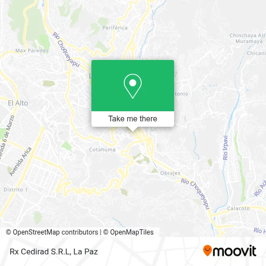 Rx Cedirad S.R.L map