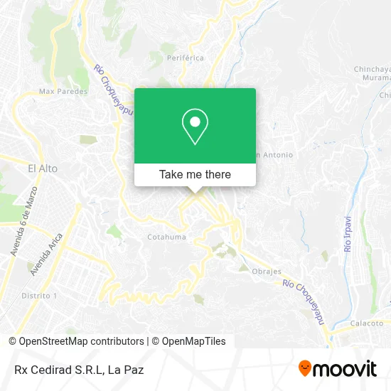 Rx Cedirad S.R.L map