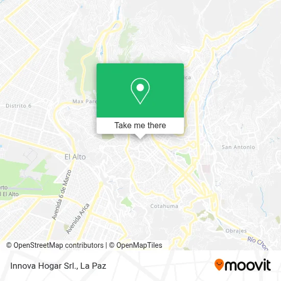 Innova Hogar Srl. map