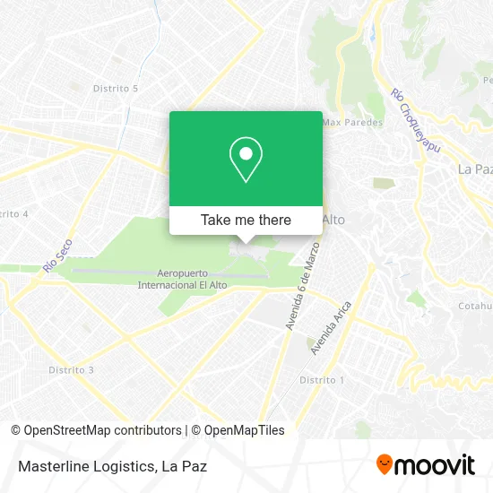 Masterline Logistics map