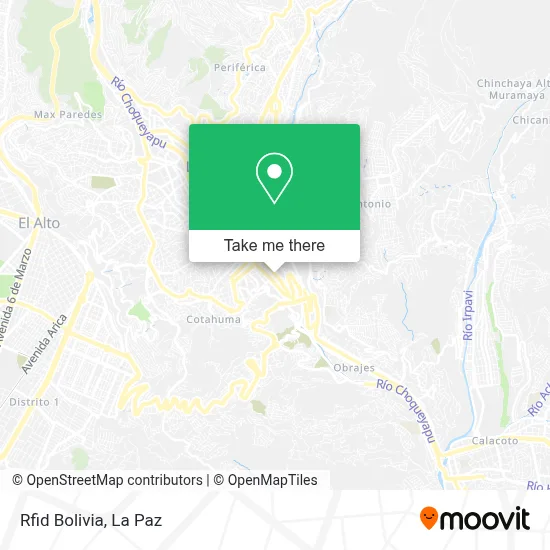 Rfid Bolivia map