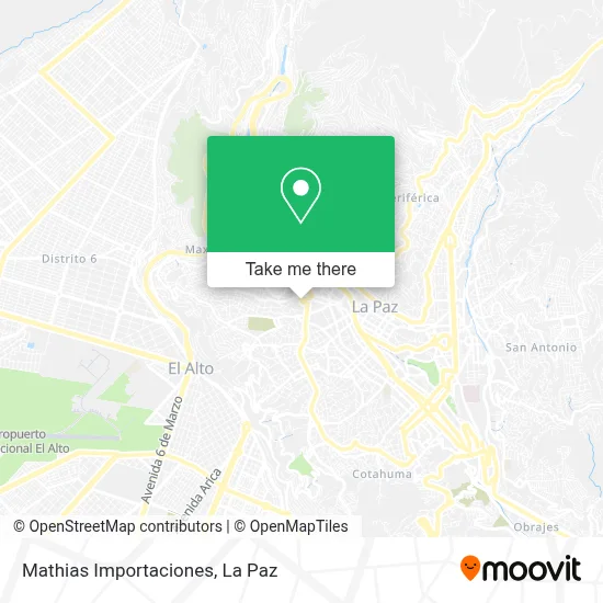 Mathias Importaciones map