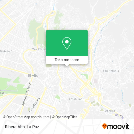 Ribera Alta map