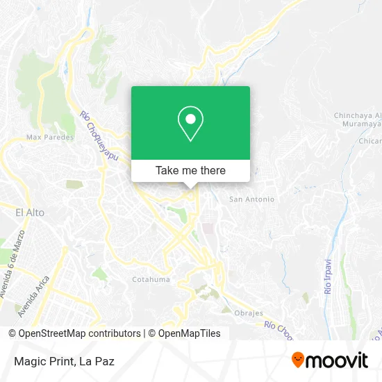 Magic Print map