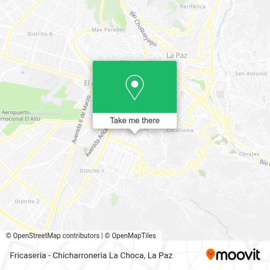Fricaseria - Chicharroneria La Choca map