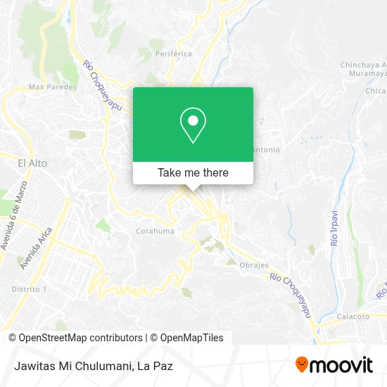 Jawitas Mi Chulumani map