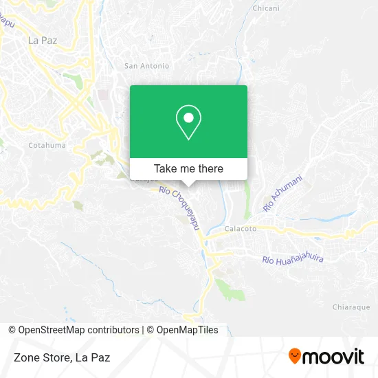 Zone Store map