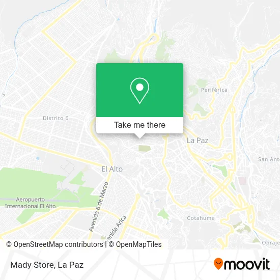 Mady Store map