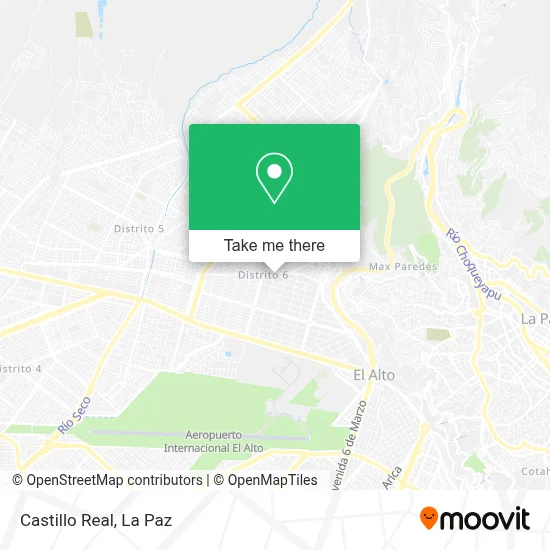 Castillo Real map