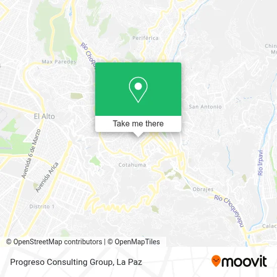 Progreso Consulting Group map