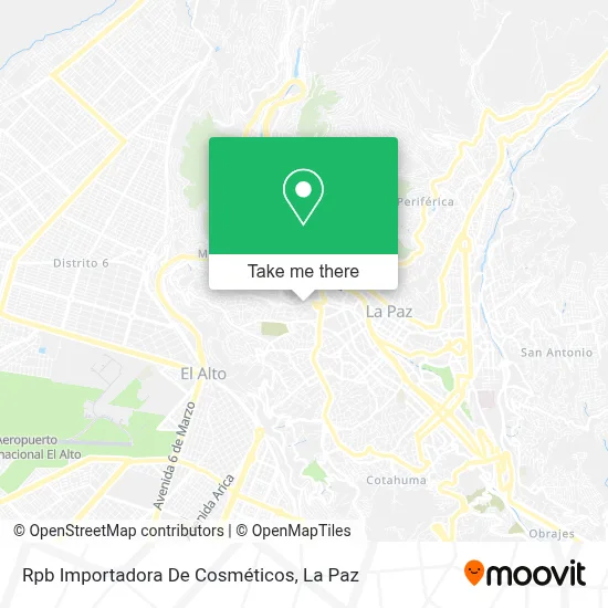 Rpb Importadora De Cosméticos map