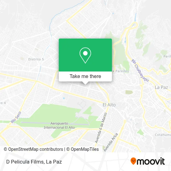 D Pelicula Films map