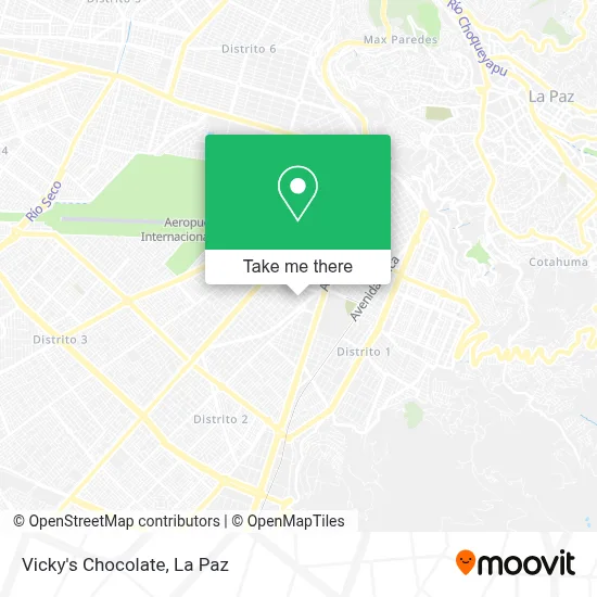 Vicky's Chocolate map