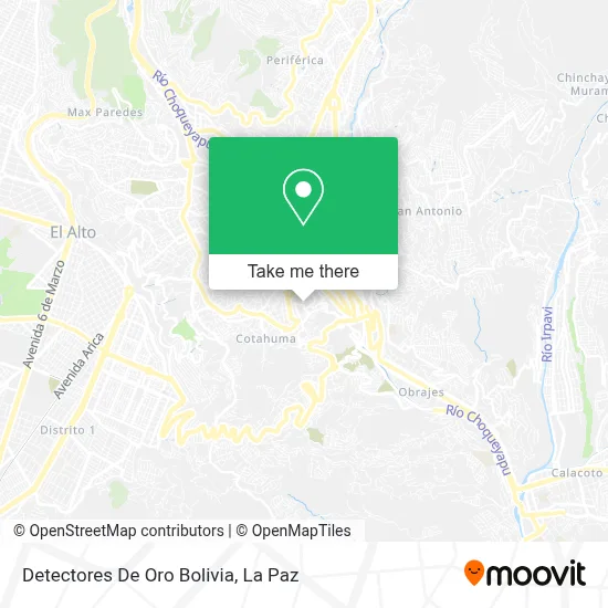 Detectores De Oro Bolivia map