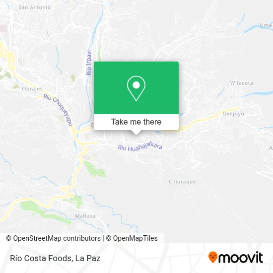 Río Costa Foods map