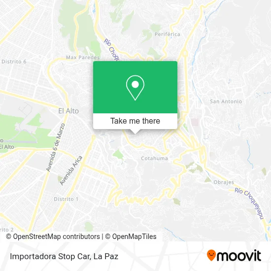 Importadora Stop Car map