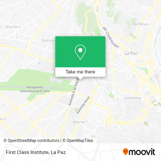 First Class Institute map