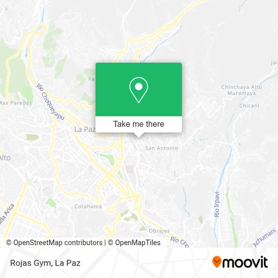 Rojas Gym map