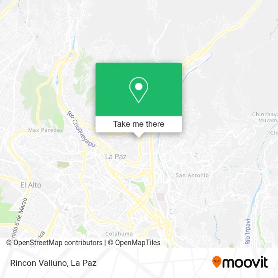 Rincon Valluno map