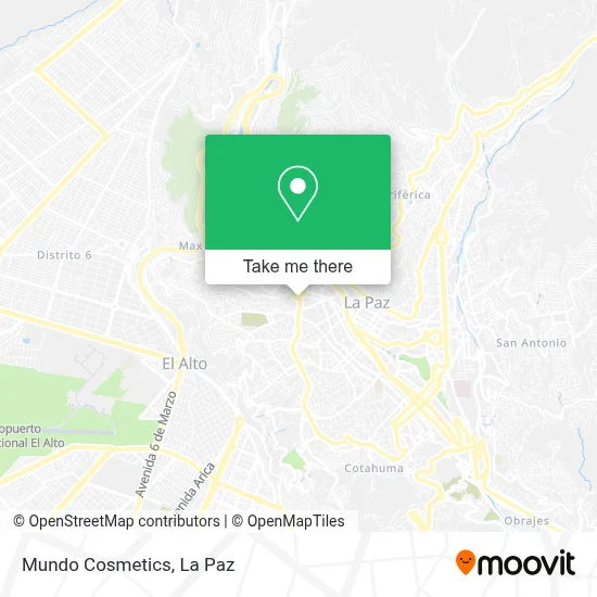 Mundo Cosmetics map