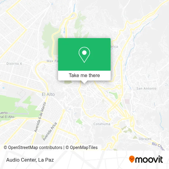 Audio Center map