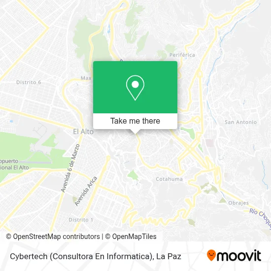 Cybertech (Consultora En Informatica) map