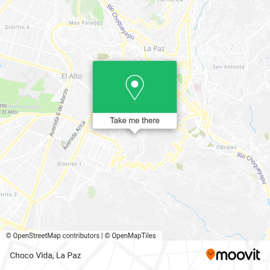 Choco Vida map