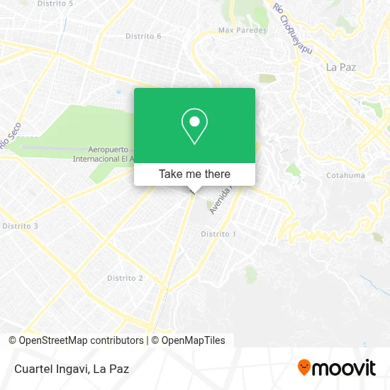 Cuartel Ingavi map