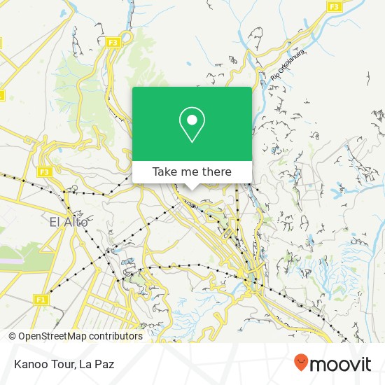 Kanoo Tour map