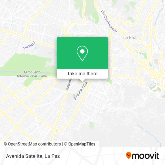 Mapa de Avenida Satelite