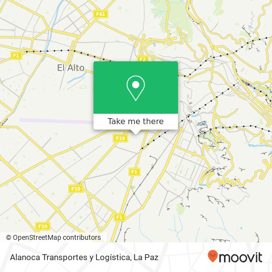 Alanoca Transportes y Logística map