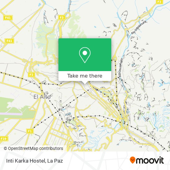 Inti Karka Hostel map