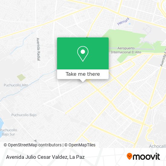 Avenida Julio Cesar Valdez map