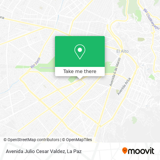 Avenida Julio Cesar Valdez map