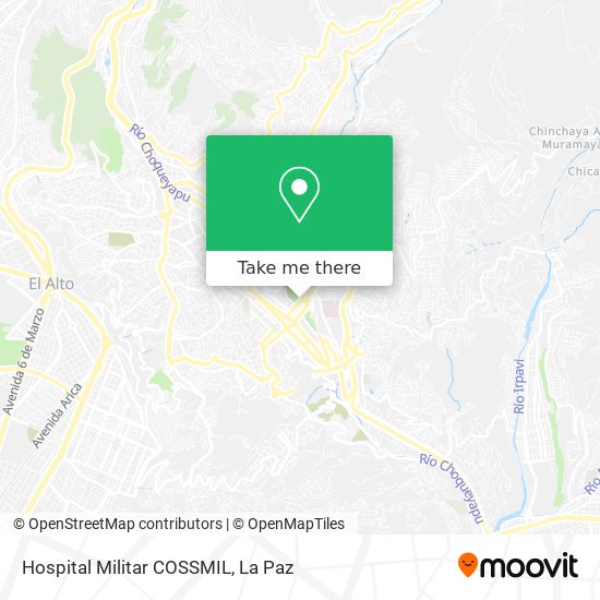 Hospital Militar COSSMIL map