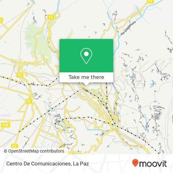 Centro De Comunicaciones map