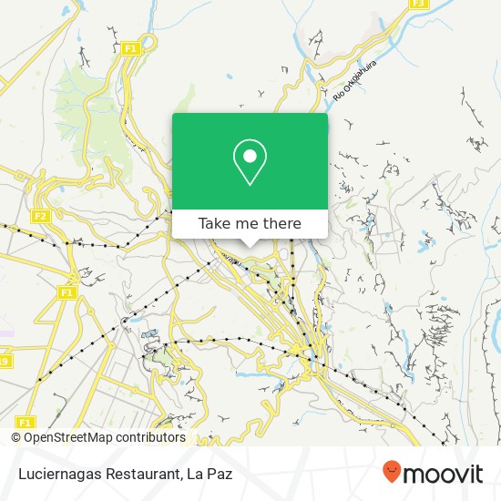 Luciernagas Restaurant map