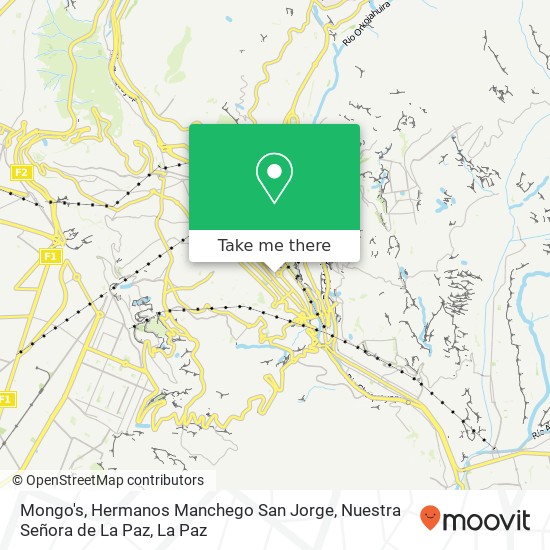 Mongo's, Hermanos Manchego San Jorge, Nuestra Señora de La Paz map