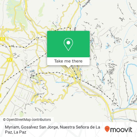 Mapa de Myriam, Gosalvez San Jorge, Nuestra Señora de La Paz