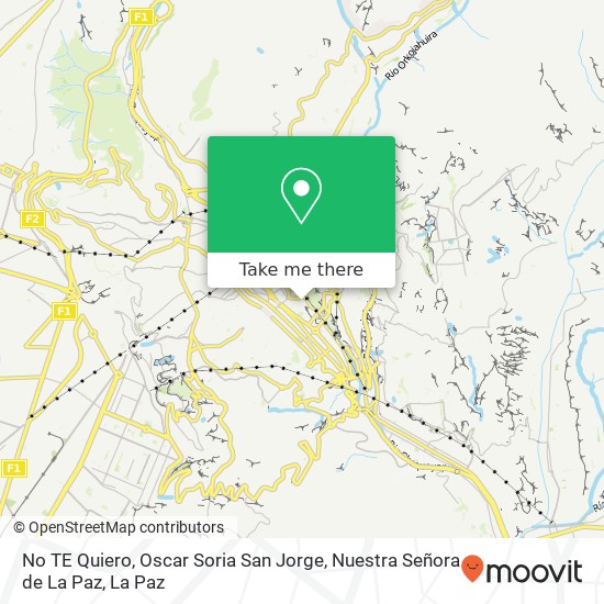No TE Quiero, Oscar Soria San Jorge, Nuestra Señora de La Paz map