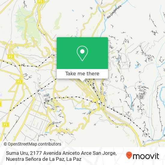 Suma Uru, 2177 Avenida Aniceto Arce San Jorge, Nuestra Señora de La Paz map