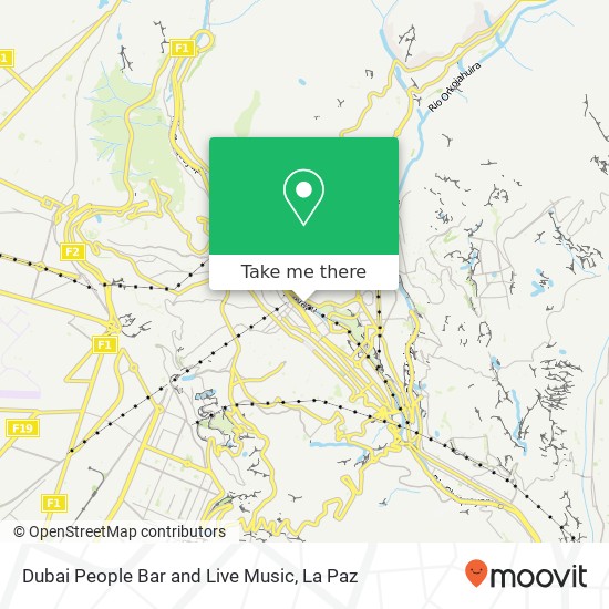 Dubai People Bar and Live Music map
