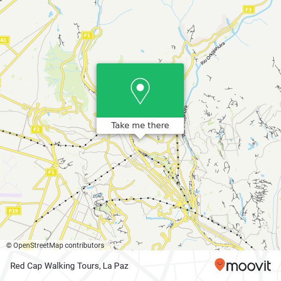 Red Cap Walking Tours map