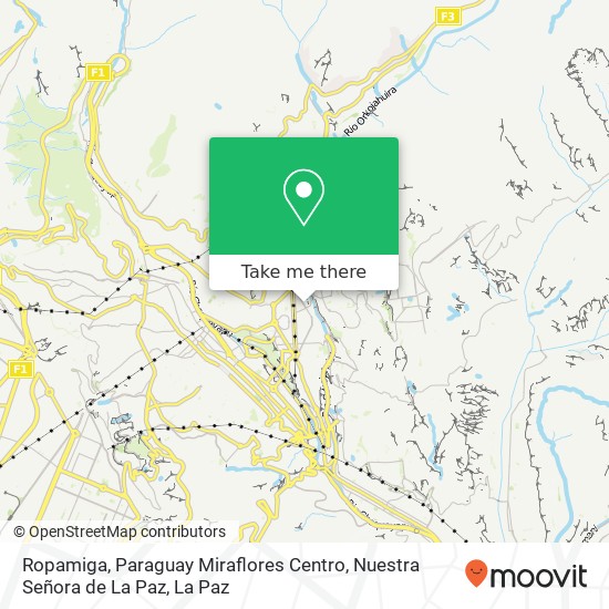 Ropamiga, Paraguay Miraflores Centro, Nuestra Señora de La Paz map
