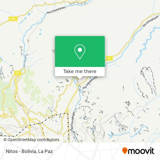 Nitos - Bolivia map