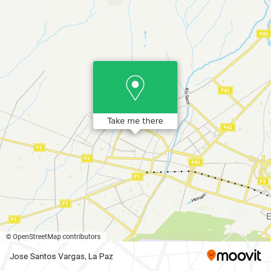 Jose Santos Vargas map