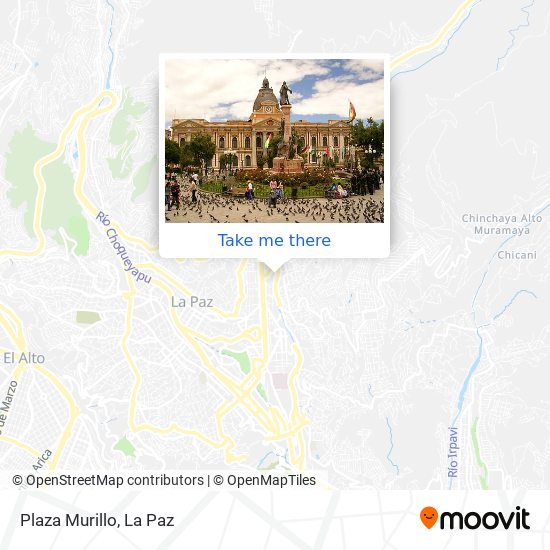 Plaza Murillo map