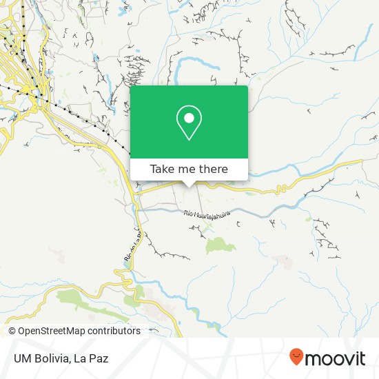 UM Bolivia map
